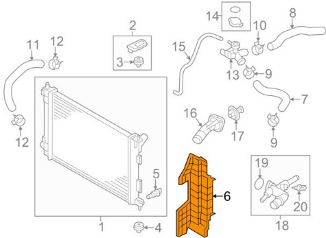 291363X100 Hyundai/Kia GUARD-AIR,LH