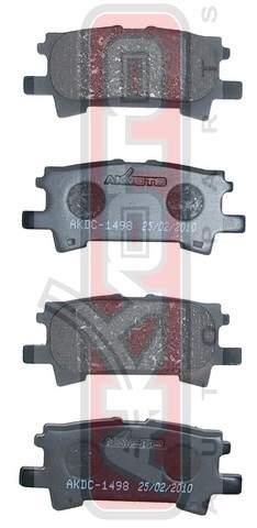 Asva AKDC-1498 Brake Pad Set, disc brake AKDC1498