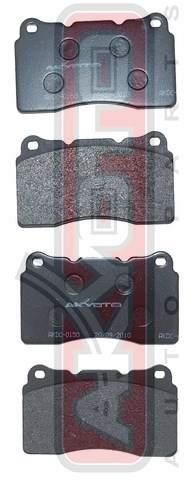 Asva AKDC-0150 Brake Pad Set, disc brake AKDC0150