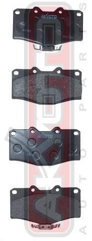 Asva AKD-7463 Brake Pad Set, disc brake AKD7463