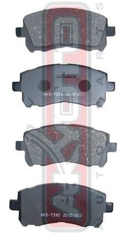 Asva AKD-7390 Brake Pad Set, disc brake AKD7390