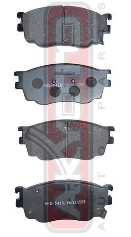 Asva AKD-5418 Brake Pad Set, disc brake AKD5418