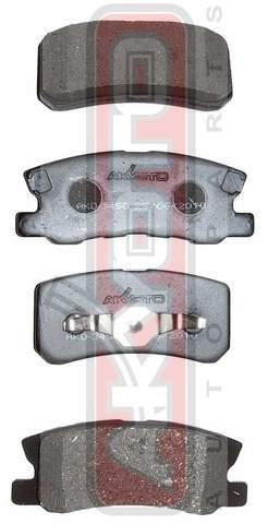 Asva AKD-3450 Brake Pad Set, disc brake AKD3450