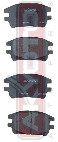 Asva AKD-1481 Brake Pad Set, disc brake AKD1481