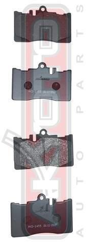Asva AKD-1455 Brake Pad Set, disc brake AKD1455