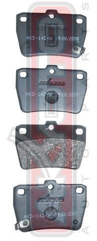 Asva AKD-1424 Brake Pad Set, disc brake AKD1424
