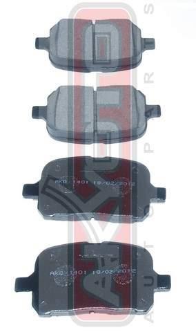 Asva AKD-1401 Brake Pad Set, disc brake AKD1401