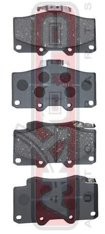 Asva AKD-1387 Brake Pad Set, disc brake AKD1387