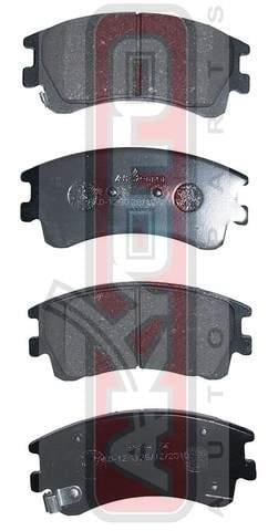 Asva AKD-1290 Brake Pad Set, disc brake AKD1290