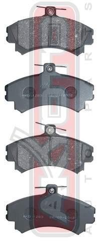 Asva AKD-1283 Brake Pad Set, disc brake AKD1283