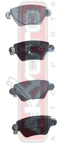 Asva AKD-1249 Brake Pad Set, disc brake AKD1249
