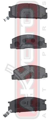Asva AKD-1218 Brake Pad Set, disc brake AKD1218