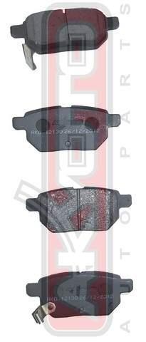 Asva AKD-12130 Brake Pad Set, disc brake AKD12130