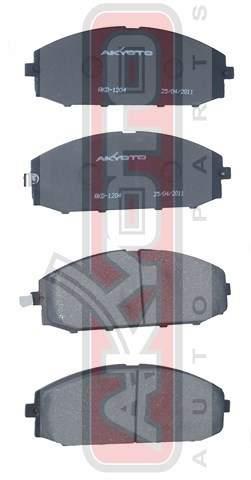 Asva AKD-1204 Brake Pad Set, disc brake AKD1204