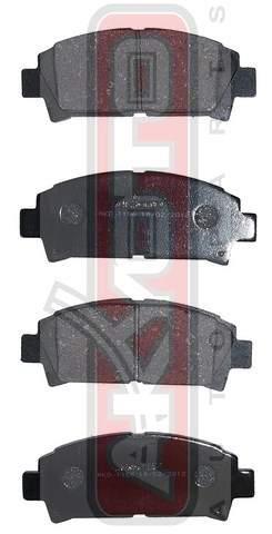 Asva AKD-1156 Brake Pad Set, disc brake AKD1156