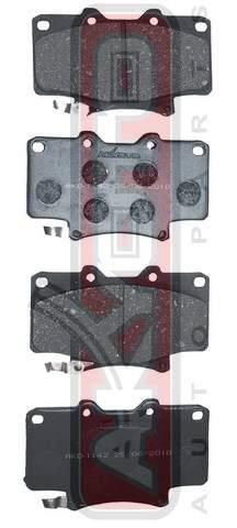 Asva AKD-1142 Brake Pad Set, disc brake AKD1142