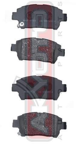 Asva AKD-1133 Brake Pad Set, disc brake AKD1133