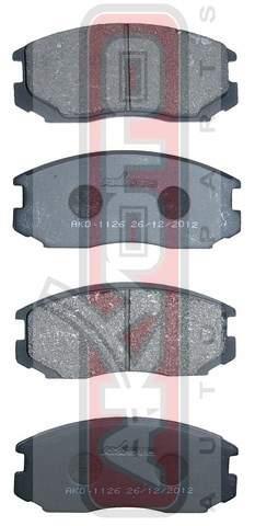 Asva AKD-1126 Brake Pad Set, disc brake AKD1126