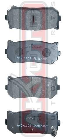 Asva AKD-1109 Brake Pad Set, disc brake AKD1109