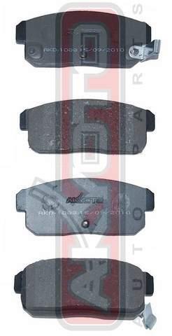 Asva AKD-1088 Brake Pad Set, disc brake AKD1088
