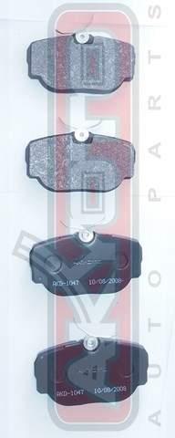 Asva AKD-1047 Brake Pad Set, disc brake AKD1047