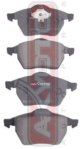 Asva AKD-1030 Brake Pad Set, disc brake AKD1030