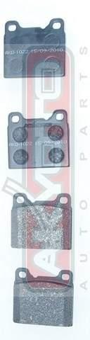 Asva AKD-1022 Brake Pad Set, disc brake AKD1022