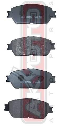 Asva AKD-08030 Brake Pad Set, disc brake AKD08030