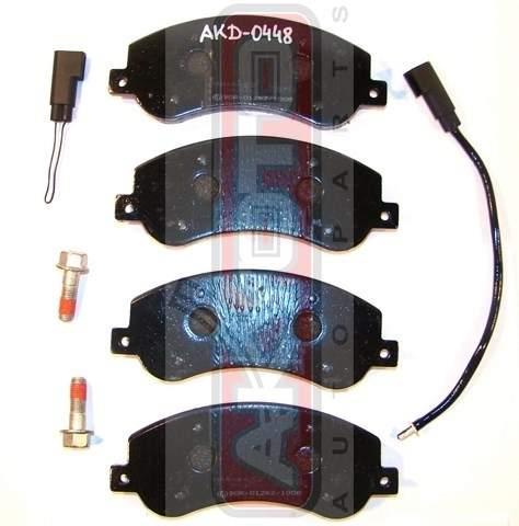 Asva AKD-0448 Brake Pad Set, disc brake AKD0448