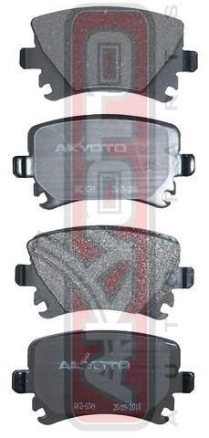 Asva AKD-0349 Brake Pad Set, disc brake AKD0349