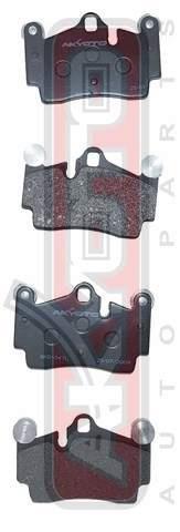 Asva AKD-0347 Brake Pad Set, disc brake AKD0347