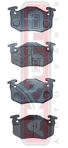 Asva AKD-0332 Brake Pad Set, disc brake AKD0332