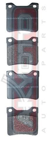 Asva AKD-0265 Brake Pad Set, disc brake AKD0265