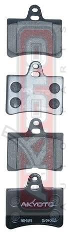 Asva AKD-0193 Brake Pad Set, disc brake AKD0193