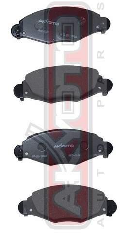 Asva AKD-0184 Brake Pad Set, disc brake AKD0184