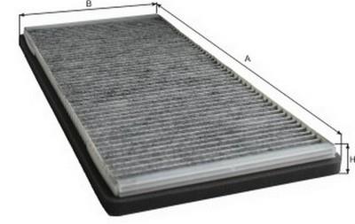 Goodwill AG 336 CFC Activated Carbon Cabin Filter AG336CFC