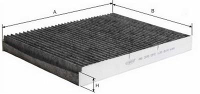 Goodwill AG 375 CFC Activated Carbon Cabin Filter AG375CFC