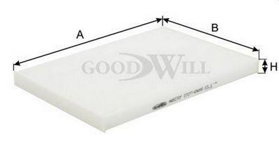Goodwill AG 527 CF Filter, interior air AG527CF