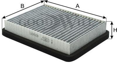 Goodwill AG 924 CFC Activated Carbon Cabin Filter AG924CFC