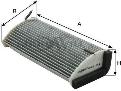 Goodwill AG 928 CFC Activated Carbon Cabin Filter AG928CFC