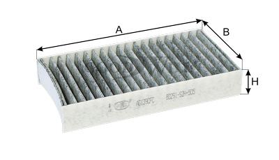 Goodwill AG 139 CFC Activated Carbon Cabin Filter AG139CFC