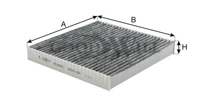 Goodwill AG 140 CFC Activated Carbon Cabin Filter AG140CFC