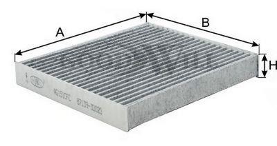 Goodwill AG 151 CFC Activated Carbon Cabin Filter AG151CFC