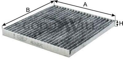 Goodwill AG 162 CFC Activated Carbon Cabin Filter AG162CFC
