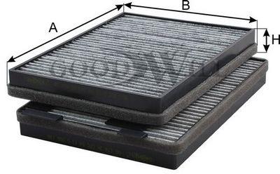 Goodwill AG 174 2K CFC Activated Carbon Cabin Filter AG1742KCFC