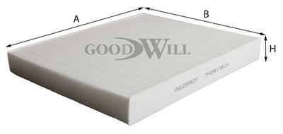 Goodwill AG 259 CF Filter, interior air AG259CF