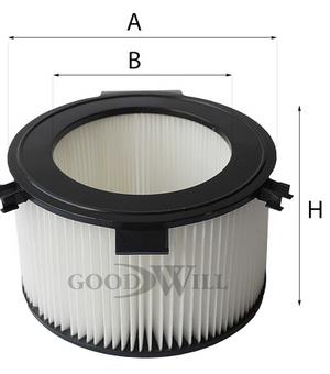 Goodwill AG 281 CF Filter, interior air AG281CF