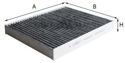 Goodwill AG 286 CFC Activated Carbon Cabin Filter AG286CFC