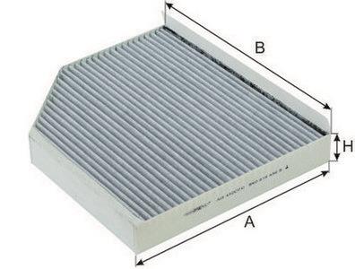 Goodwill AG 432 CFC Activated Carbon Cabin Filter AG432CFC