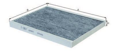 Goodwill AG 398 CFC Activated Carbon Cabin Filter AG398CFC